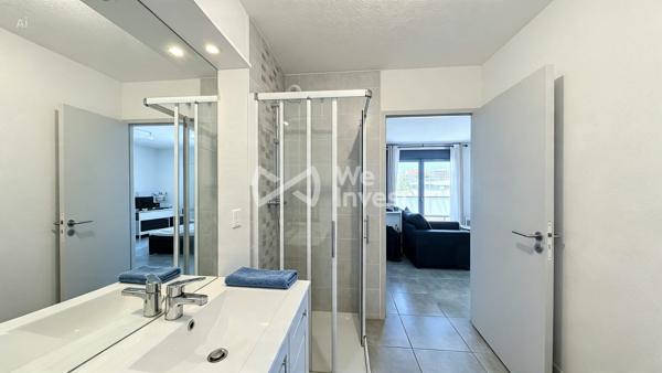 Appartement T2 dernier étage, terrasse, Perpignan Moulin-à-Vent, 38,23m²