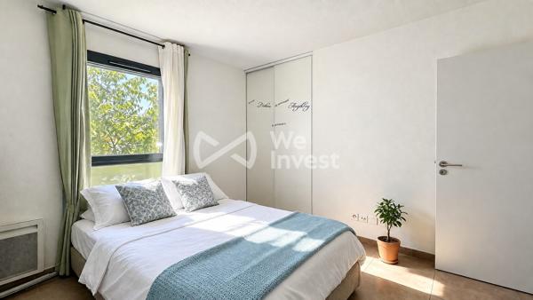 Appartement T2 dernier étage, terrasse, Perpignan Moulin-à-Vent, 38,23m²