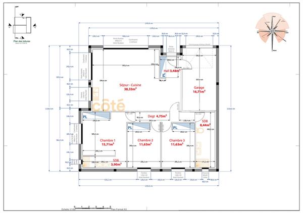 Vente Maison97 m² - 4 Pièces - LEZIGNAN CORBIERES (11200)