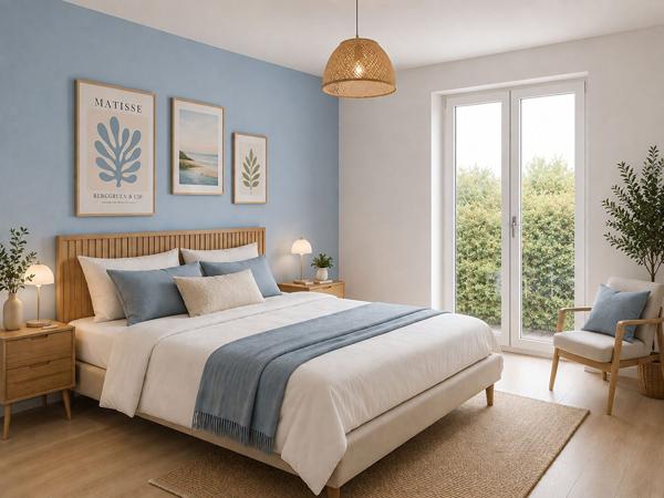 ECHILLAIS - Charmante maison rénovée de plain-pied de  80 m² avec jardin de 314 m²