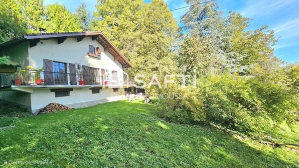 Maison coup de cœur de 160 m² sur terrain arboré – Aucun vis-à-vis – Arbignieu