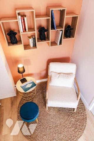 Maison divisée en  6 chambres d'étudiants