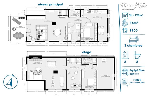 Appartement à vendre 6 pièces 190 m² Montbéliard