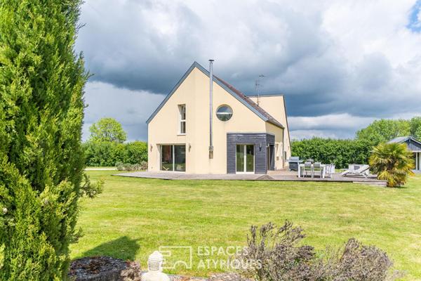 Maison d’architecte en pleine verdure