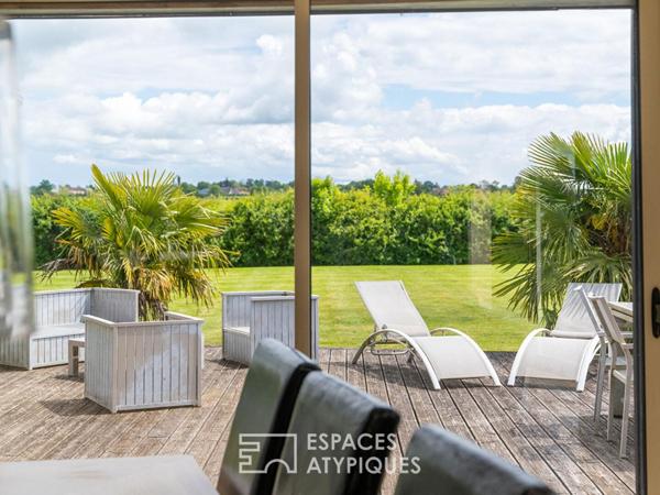 Maison d’architecte en pleine verdure