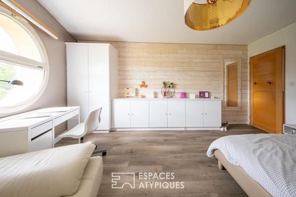 Maison d’architecte en pleine verdure