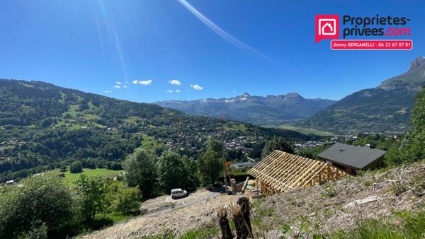 Saint-Gervais, Terrain viabilisé avec permis pour chalet de plus de 100 m²