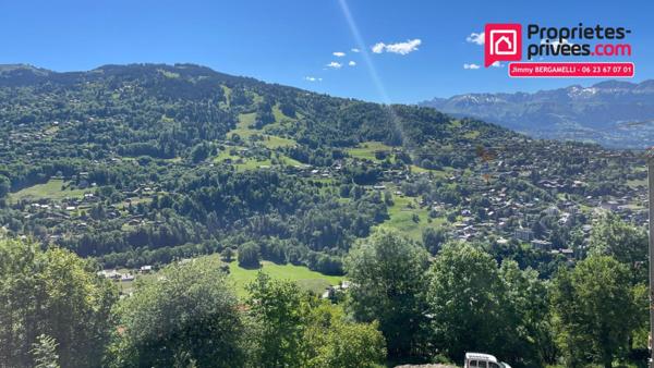 Saint-Gervais, Terrain viabilisé avec permis pour chalet de plus de 100 m²