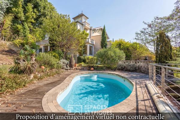 Maison de 1870 avec jardin et piscine