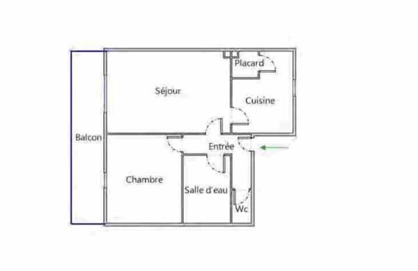 Appartement à vendre 2 pièces 42 m² Le Havre