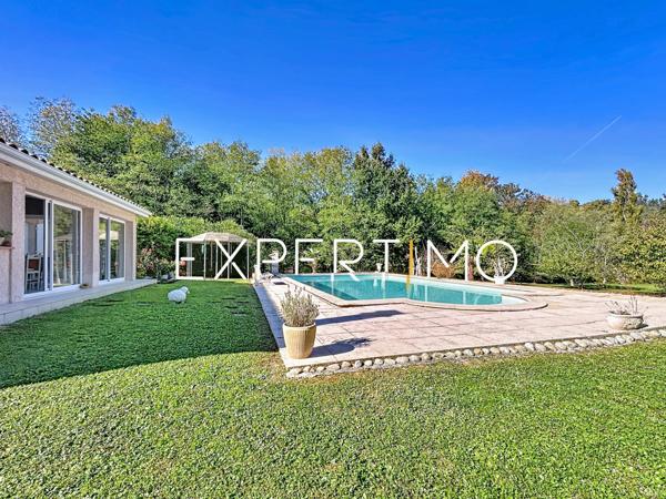 Ayguesvives (31450) Ayguesvives, maison 5 pièces 154m2 env. avec piscine, véranda, sous-sol de 180 m2 et dépendances, terrain 3656