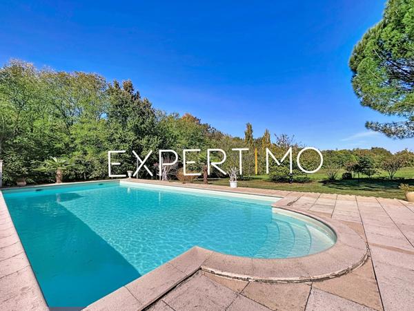 Ayguesvives (31450) Ayguesvives, maison 5 pièces 154m2 env. avec piscine, véranda, sous-sol de 180 m2 et dépendances, terrain 3656