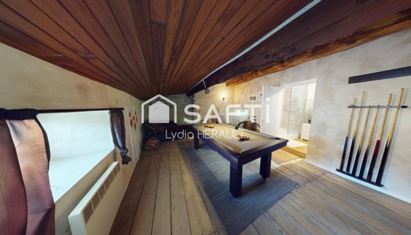 Propriété rare avec piscine, volumes et nature