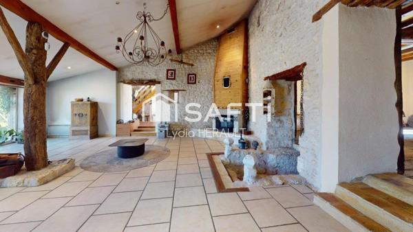 Propriété rare avec piscine, volumes et nature