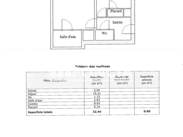 Location Studio 32.4 m² - NOUVEAU MONDE 2, 375 ALLEE DU NOUVEAU MONDE, PORT CARTIER Montpellier 34000