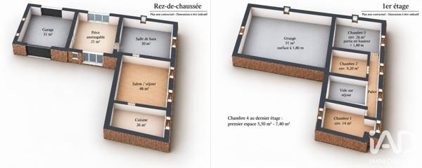 Maison à vendre 7 pièces 186 m² Douchy-les-Mines
