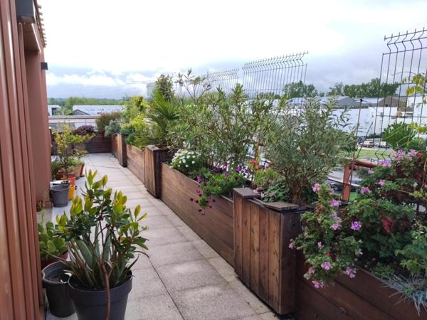 T3 de 62m² avec une terrasse de 101m²