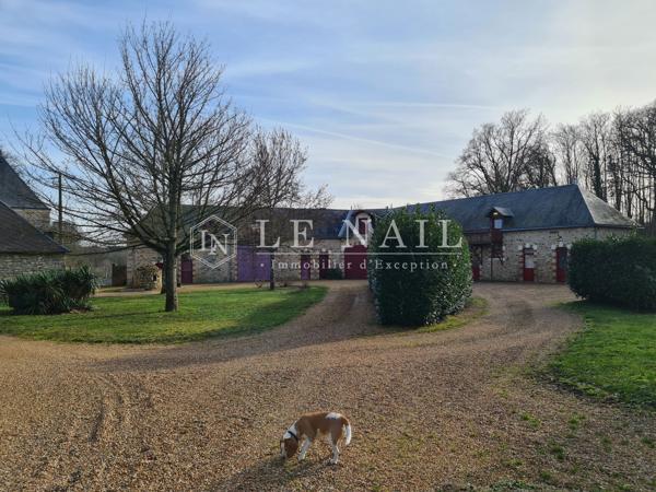 Beau château XIXe avec 19 hectares à vendre à quelques minutes du Mans