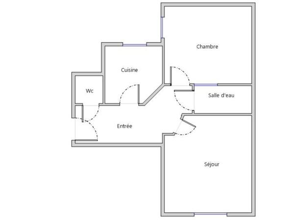 Appartement 2 pièces - 31 m² Exclusivité efficity