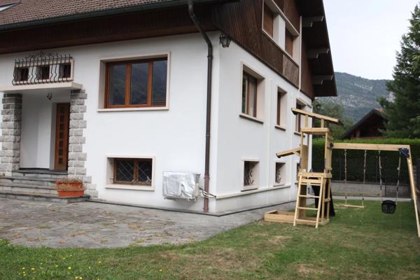 A VENDRE Appartement 3 pièces, garage , caves, jardin, terrasse parfait état MAGLAND (74)