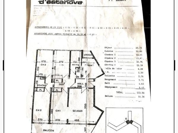 À vendre Appartement 5 pièces 110 m² - Montpellier 34070