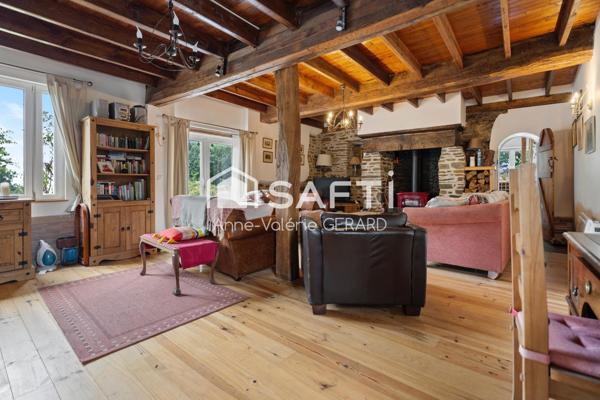 Maison de campagne avec gîte- 5chbs 4070m² jardin