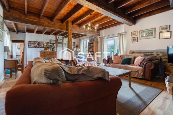 Maison de campagne avec gîte- 5chbs 4070m² jardin