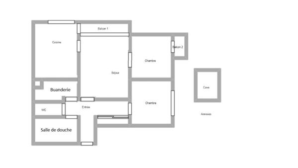 REIMS - APPARTEMENT T3 - 2 CHAMBRES 170 000 €