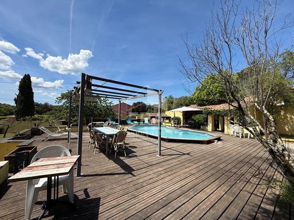 A VENDRE SAINT MAXIMIN LA SAINTE BAUME MAISON TYPE 4  DE 120 M2 SUR 2597 M² DE TERRAIN PISCINE GARAGE