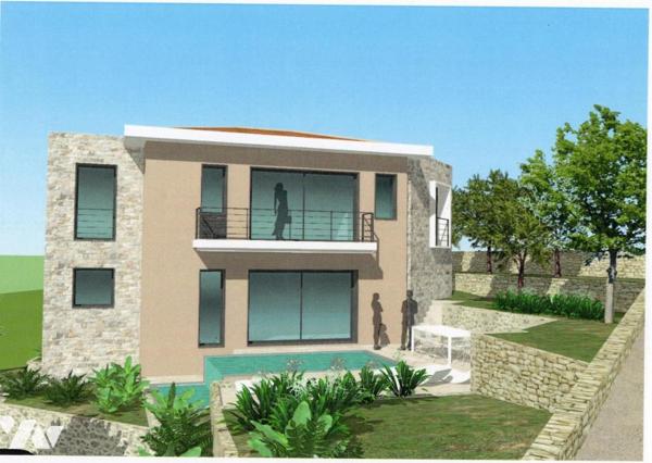 Vallauris Impiniers . Terrain 656 m2 avec permis accepté
