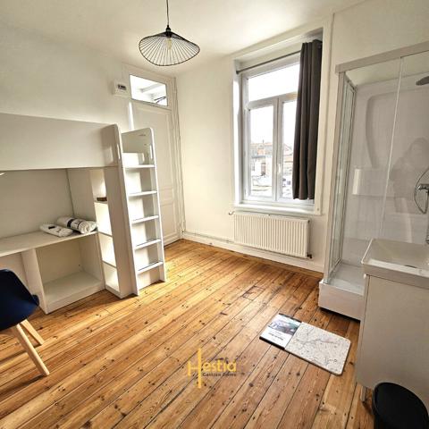Chambre moderne avec SDB privée - Colocation- Centre Tourcoing