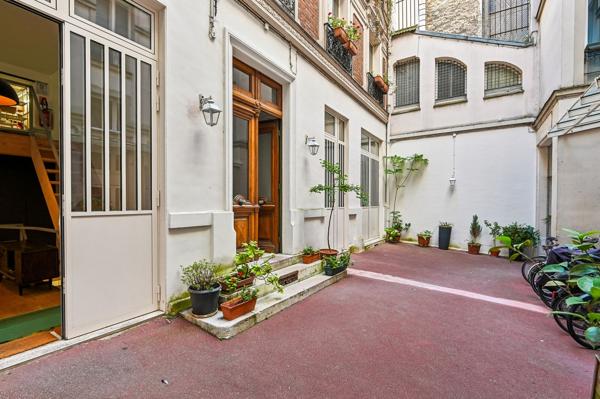 Bureaux à louer ou à vendre - Paris 6 - Surface climatisée sur cour