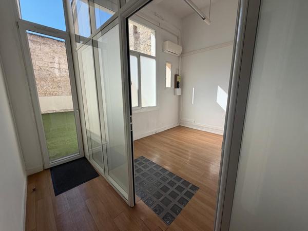 Bureaux à louer Bordeaux Chartrons avec terrasse privative de 55 m²