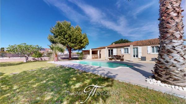 EN EXCLUSIVITE - PLAIN PIED - 4 CHAMBRES - PISCINE