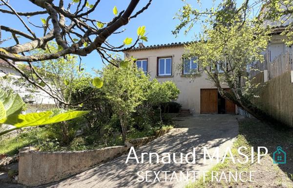 PAVILLON DE PLAIN PIED RENOVE 64M² HAB, JARDIN, TERRASSE, GARAGE, CAVE, ATELIER, PROCHE COMMODITES