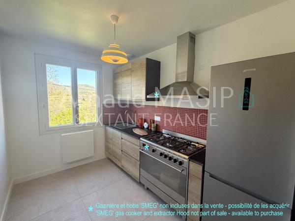 PAVILLON DE PLAIN PIED RENOVE 64M² HAB, JARDIN, TERRASSE, GARAGE, CAVE, ATELIER, PROCHE COMMODITES