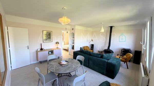 PAVILLON DE PLAIN PIED RENOVE 64M² HAB, JARDIN, TERRASSE, GARAGE, CAVE, ATELIER, PROCHE COMMODITES