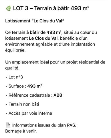 Terrain à vendre 493 m² Val-de-Virieu