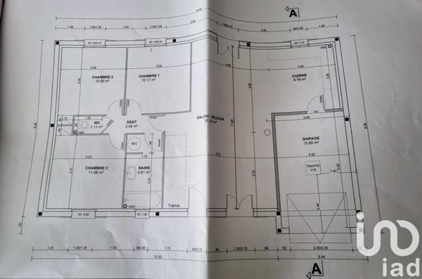 Maison à vendre 5 pièces 86 m² Noyant-de-Touraine