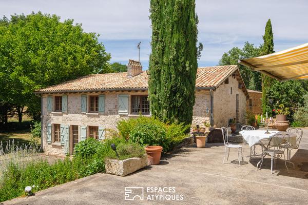 Propriété en pierre au charme provençal dans un écrin de verdure