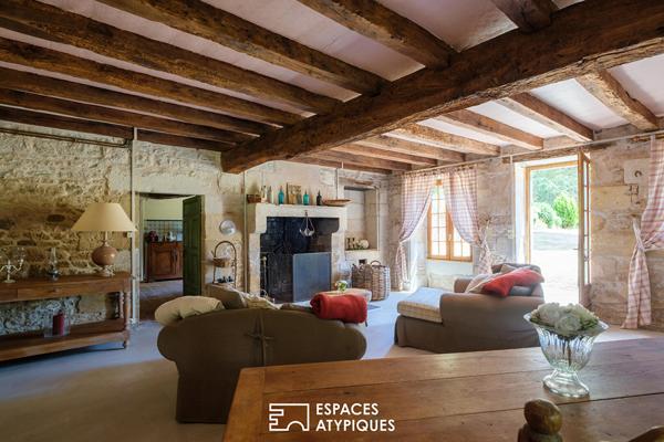 Propriété en pierre au charme provençal dans un écrin de verdure