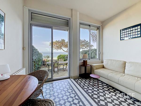 Ref. 1664 : Première ligne Pereire – Studio avec terrasse et accès direct à la plage – Ville de Printemps