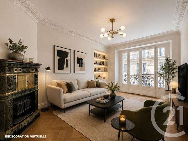 Appartement F4 à vendre  4 pièces - 83,20 m 2   PARIS  - 75015