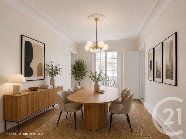 Appartement F4 à vendre  4 pièces - 83,20 m 2   PARIS  - 75015