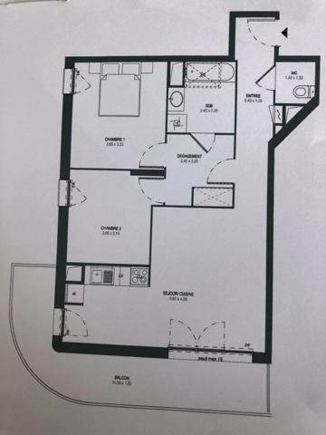 Appartement à vendre 3 pièces SAINT NAZAIRE (44)