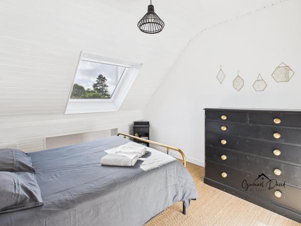 Roscoff, maison familiale clé en main en impasse, habitable de plain-pied, 4 chambres, grand jardin et garage