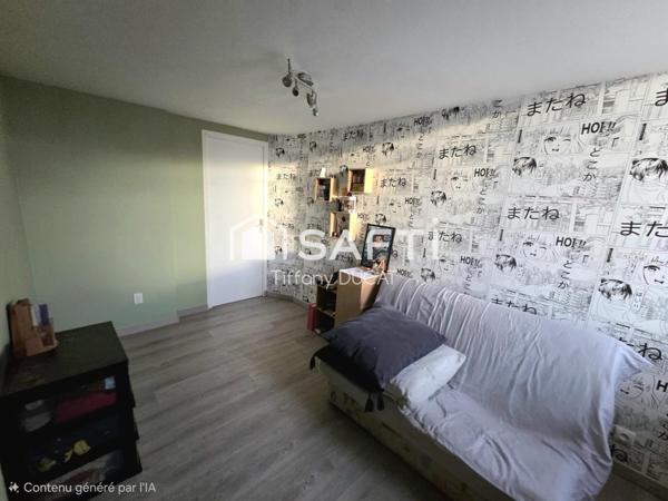 Maison de plain-pied, trois chambres, dépendances, 6161m2 de terrain.