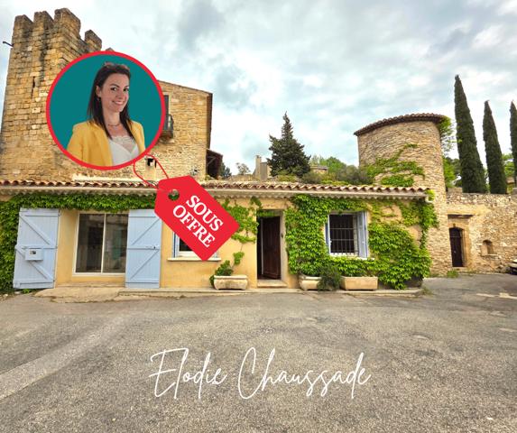 Coeur du village - Charmante maison de plain-pied sans mitoyenneté (ancien moulin à huile)