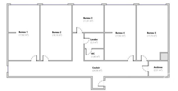 Appartement F5 à vendre  5 pièces - 114,21 m2 DIJON - 21