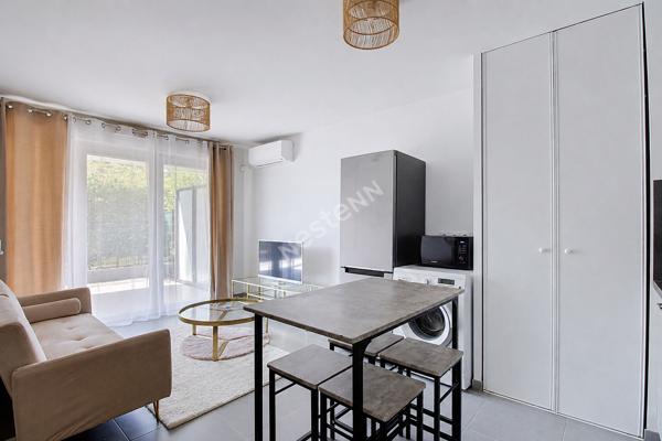 Appartement T2 meublé de 36 m² avec terrasse, jardin et parking sécurisé à Vitrolles Sud